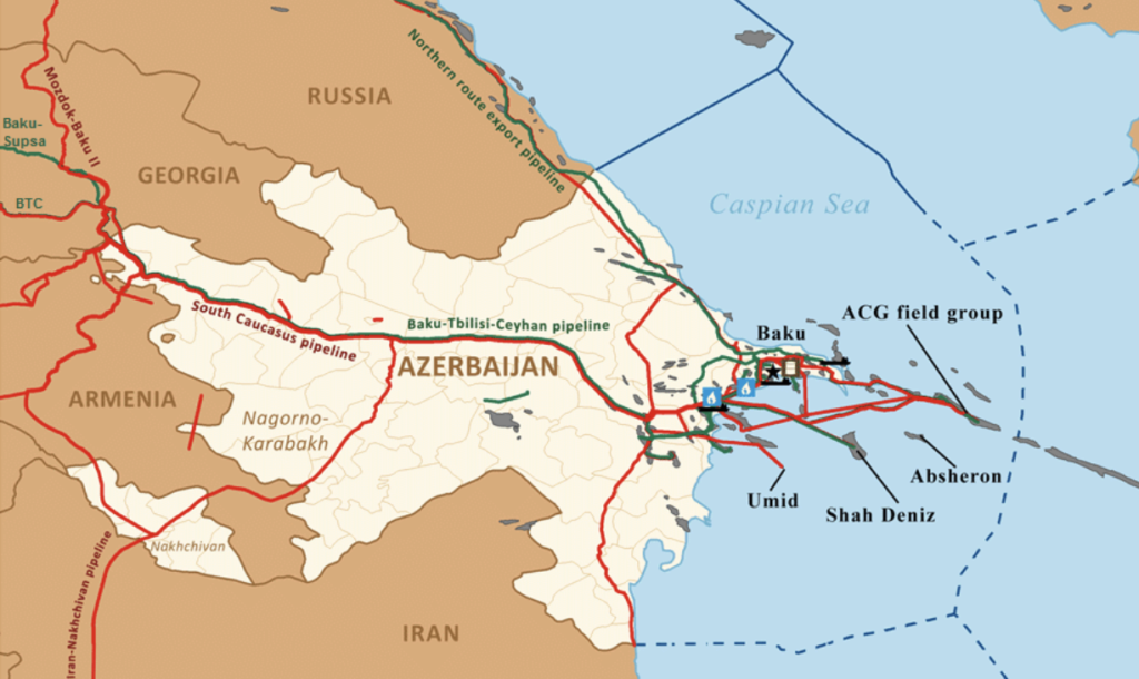 Azerbaijan Gas Export Potential & Related Infrastructures For Eu & Tr Energy Security Issues (Up To  2050)