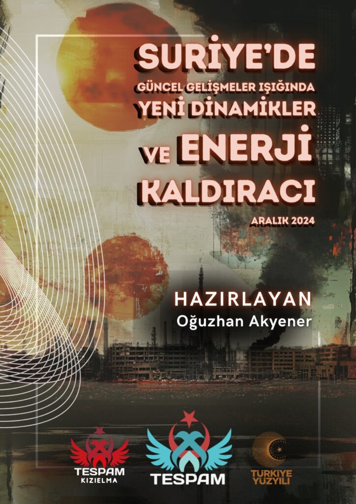 Suri̇ye’de Güncel Geli̇şmeler Işiğinda Yeni̇ Di̇nami̇kler Ve Enerji̇ Kaldiraci